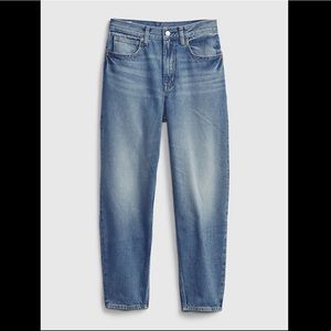 Gap high rise barrel jeans 100% cotton